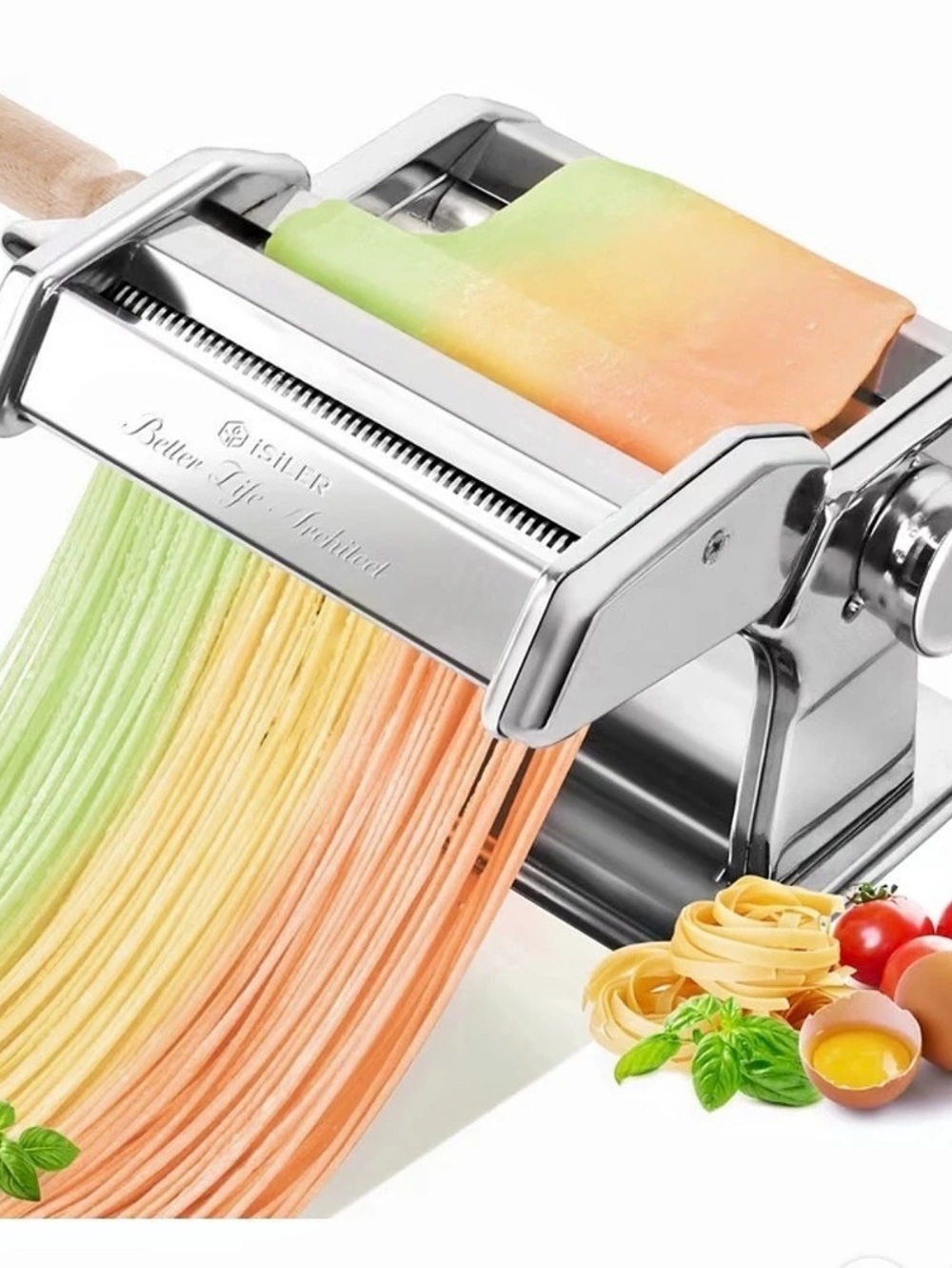 Isiler 177-1 Chrome-Plated Pasta Machine NWT